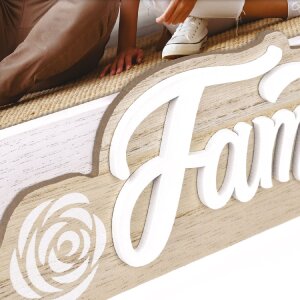 ZEP marco de madera 20x30 cm Famiglia con soporte y posibilidad de colgar