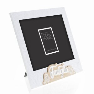 ZEP marco de madera 20x30 cm Famiglia con soporte y posibilidad de colgar