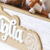 ZEP marco de madera 20x30 cm Famiglia con soporte y posibilidad de colgar