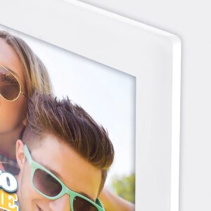 ZEP Marco acrílico magnético 10x10 cm Blanco Moderno