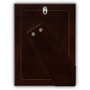 Marco ZEP Macerata 13x18 cm plateado con trasera de madera