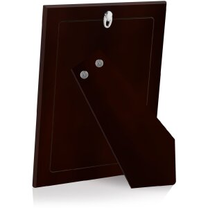 Marco ZEP Macerata 13x18 cm plateado con trasera de madera