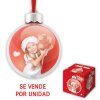 ZEP Adorno de Navidad rojo con foto 7,5x7,5 cm para colgar