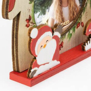 ZEP Koda Una decoración de madera con foto 6x6cm para colgar Navidad