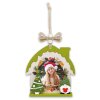 ZEP Koda C Marco decorativo de madera 6x6 cm Motivo navideño para colgar