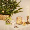 ZEP Koda C Marco decorativo de madera 6x6 cm Motivo navideño para colgar