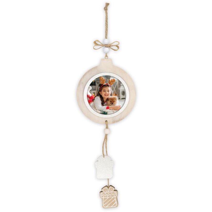 ZEP Erling A Decoración de madera con cuadro 7x7cm para colgar