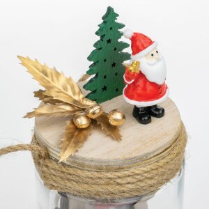 ZEP decoración Vadim Marco de Navidad doble cara para 2 fotos Ø 7 cm 14 cm alto