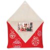 ZEP ZZY35 Cojín portarretratos Neve rojo beige 10x15 cm