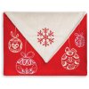 ZEP ZZY35 Cojín portarretratos Neve rojo beige 10x15 cm