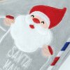 Cojín con foto de Navidad en forma de sobre de tela de felpa de 10x15 cm con cierre de velcro