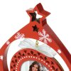 ZEP LK284 Marco de madera Helga rojo 21x5x28 cm para 2 fotos 6x6 cm