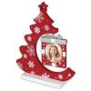 ZEP LK373 Marco de madera Lothar Rojo 16x4,5x19 cm para foto 6x6 cm