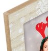 ZEP ZT6246 Marco de fotos de madera Siusi Decoración navideña 10x15 cm
