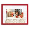 ZEP ZT3764 Vipiteno Marco Horizontal de Madera Blanco Rojo 10x15 cm