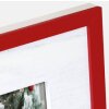 ZEP ZT3764 Vipiteno Marco Horizontal de Madera Blanco Rojo 10x15 cm