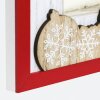 ZEP ZT3764 Vipiteno Marco Horizontal de Madera Blanco Rojo 10x15 cm