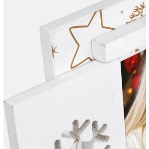 ZEP VP2364 Valtellina B Marco de madera blanco 10x15 cm