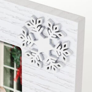 ZEP ZT8446 Marco de madera Bormio 10x15 cm Blanco Azul