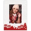 ZEP Verbier ZT8346 Marco de madera 10x15 cm Blanco Rojo Diseño Navideño