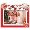 ZEP ZT2946 Portarretratos Cortina 10x15 cm madera rojo diseño Navidad