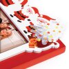 ZEP ZT2946 Portarretratos Cortina 10x15 cm madera rojo diseño Navidad