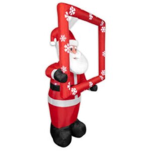 ZEP Nicola Gran Papá Noel hinchable 185 cm con luces y ventilador