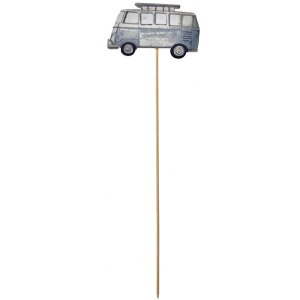 Clayre & Eef 65651 Enchufe planta bus madera vintage...