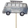 Clayre & Eef 65651 Enchufe planta bus madera vintage 8x1x27 cm