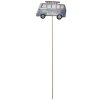 Clayre & Eef 65651 Enchufe planta bus madera vintage 8x1x27 cm