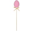 Clayre & Eef 65652P Plant plug huevo madera rosa 6x1x30 cm estilo country
