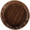 Clayre & Eef 65717 Juego de 3 cestas redondas marrón Ø 28/25/22 cm Plástico