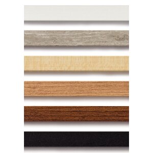 Marco de madera Walther Stockholm 18x24 Negro con Passepartout EA824B