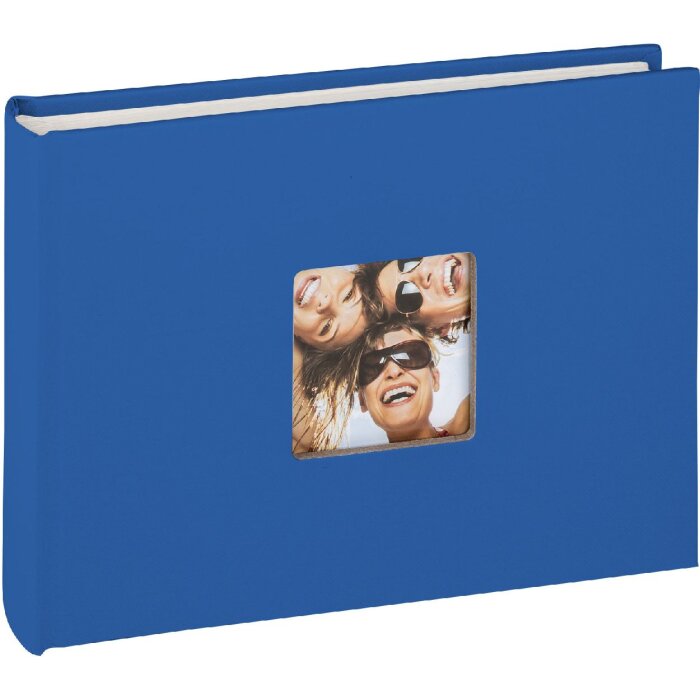 Walther álbum de diseño Fun azul real 22x16 cm libro álbum 40 páginas blancas