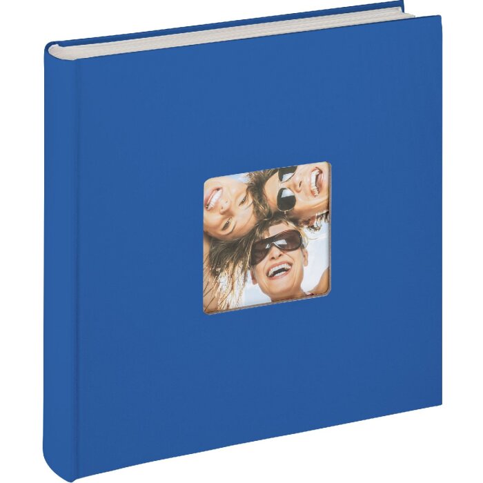 Walther Jumbo Álbum de Fotos Fun 30x30 cm azul real 100 páginas blancas