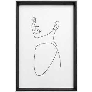 Walther NW824B Marco de madera silueta 18x24 cm Negro