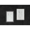 Walther NW824B Marco de madera silueta 18x24 cm Negro