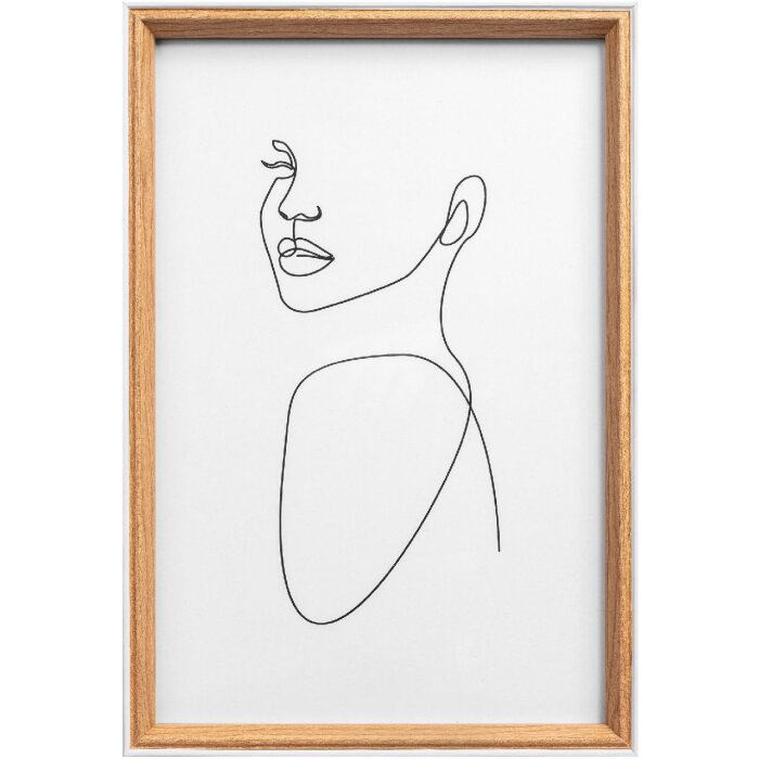 Marco de madera Walther Silhouette 18x24 cm haya lavada cristal transparente
