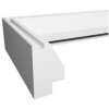 Marco de madera Walther Silhouette NW824W Blanco 18x24 cm Moldura MDF Cristal transparente