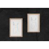 Marco de madera Walther Silhouette NW824W Blanco 18x24 cm Moldura MDF Cristal transparente