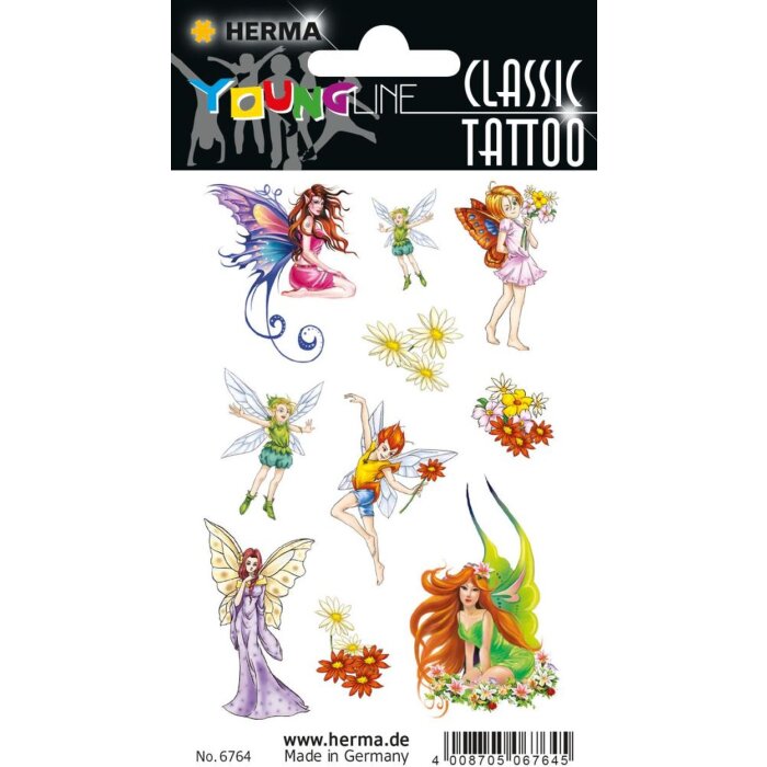 Tatuajes Color Art Hadas 1bl.