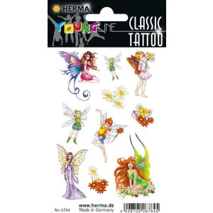 Tatuajes Color Art Hadas 1bl.