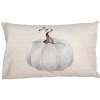 Clayre & Eef CSP36-1 Funda de Cojín 30x50 cm Motivo Calabaza Beige Gris Estilo Campestre
