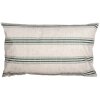 Clayre & Eef CSP36-2 Funda de Cojín Estilo Campestre Beige Verde 30x50 cm