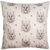 Clayre & Eef GTW21 Funda de Cojín Motivo Ciervo Marrón Beige 45x45 cm Estilo Campestre