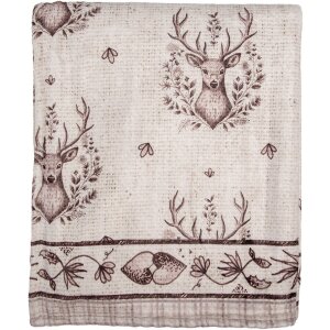 Clayre & Eef GTW60-1 Plaid Beige Marrón...