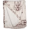 Clayre & Eef GTW60-1 Plaid Beige Marrón 130x180 cm Estilo rústico