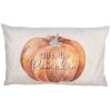 Clayre & Eef PPS36-1 Funda de Cojín Motivo Calabaza Beige Naranja 30x50 cm Estilo Campestre