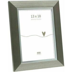 Deknudt S45VD1 marco plástico plata 13,0 x 18,0 cm