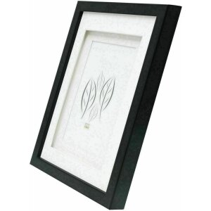 Deknudt S65KK2 Marco negro doble passe-partout 1 foto 30x40 cm